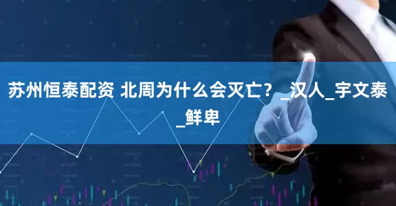 苏州恒泰配资 北周为什么会灭亡？_汉人_宇文泰_鲜卑