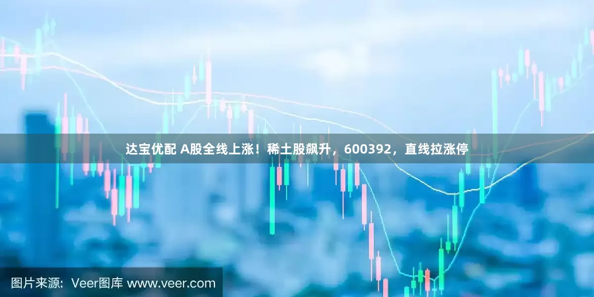 达宝优配 A股全线上涨！稀土股飙升，600392，直线拉涨停